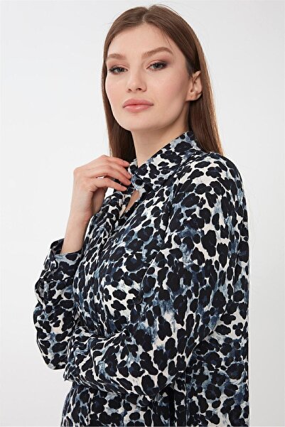 Desen Triko Жіноча сорочка з леопардовим принтом I?ndigo