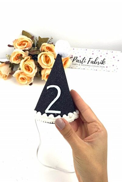 Partifabrik Καπέλο Mini Pompom Glitter Age 2