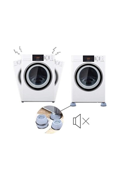 Toptanpro 4-Piece Washing Machine Anti-Vibration Stopper (10cm X 4cm)