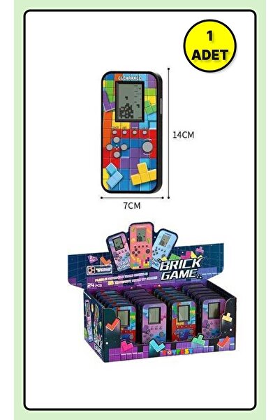 TOYFEST Klasik Nostaljik Tetris Konsol Oyunu