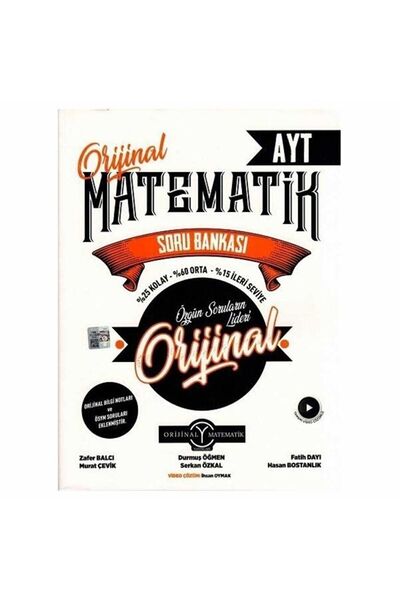 Genel Markalar Ayt Orijinal Matematik Soru Bankası - 2024–2025güncel Baskı