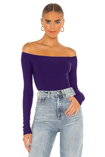 By Kul Design Γυναικείο ζέρσεϊ - Φορμάκι με λαιμόκοψη και ανοιχτό ώμο