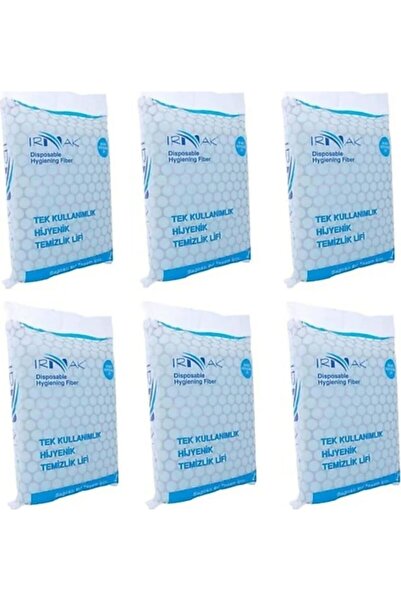 Irmak Şampuanlı Hasta Vücut Yıkama Lifi 6 Paket 120adet