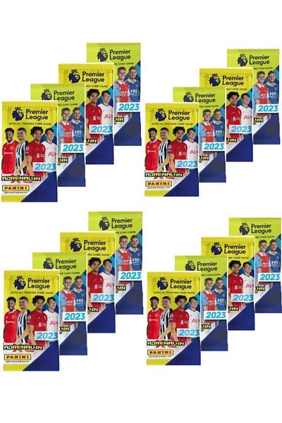 Panini Premier League 2022 - 23 Trading Card - 2023 England Premier League Football Player Cards (16 Pack)