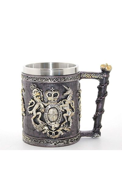 hediyeconcepti 400ml Engagement Motif Embossed Stainless Steel Mug