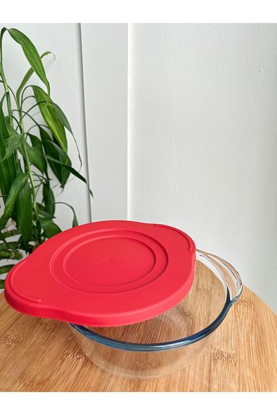 Paşabahçe Borcam 59133 - Pasabahce Round Silicone Lid, Small Vacuum Lid