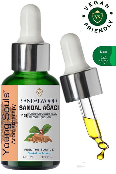 YOUNG SOULS Aromatherapy Sandalwood Essential Oil Sandalwood Essential Oil 20 ml