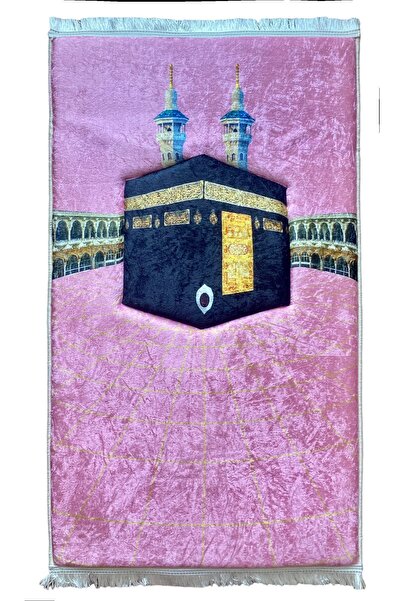 Carpetella 3cm Kalın Süngerli Yumuşak Seccade Diz Ağrıtmaz Çeyizlik Hediyelik...