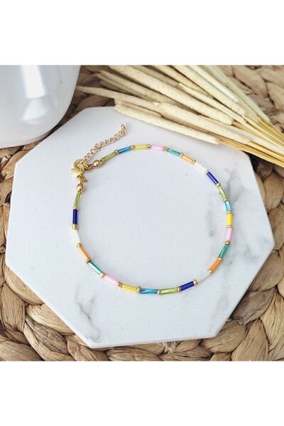 HALHALMILL Kadın Renkli Çubuk Halhal