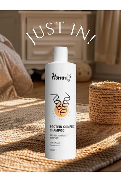 Homm Bitkisel Protein Complex Shampoo - Add Power to Weak Hair