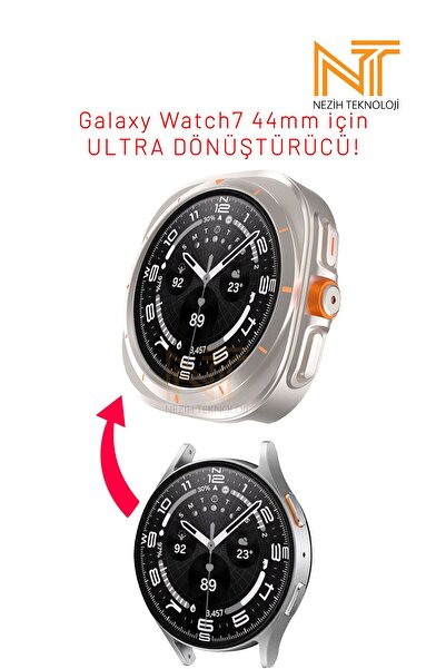 Nezih Case Samsung Galaxy Watch7 44mm Saatleri ULTRA’ya Dönüştüren Ekran/Kasa Koruyucu