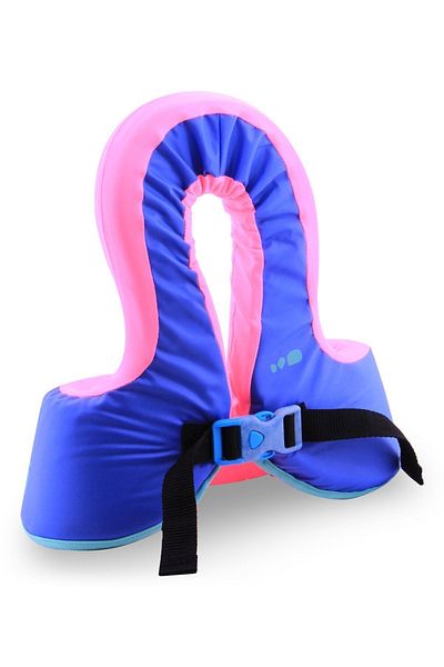 Decathlon سترة سباحة باللون الأزرق الوردي من Nabaiji - 15 25 كجم