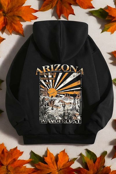 uyguntarz Унисекс суитшърт с принт Arizona