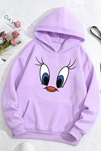 uyguntarz Unisex Tweety Printed Sweatshirt
