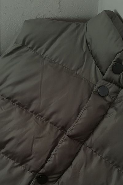 modacix Slimfit Puffer Vest - Khaki Men's Puffer Vest
