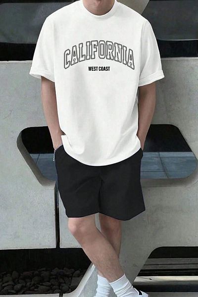 uyguntarz Shorts-Set mit California-Print, Unisex