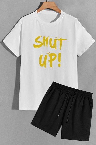 trendypassion Σετ αθλητικής φόρμας Shut Up Shorts