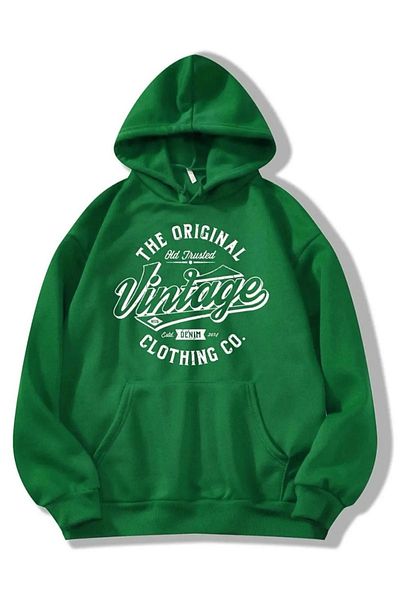 uyguntarz Übergroßes Sweatshirt mit Vintage-Print