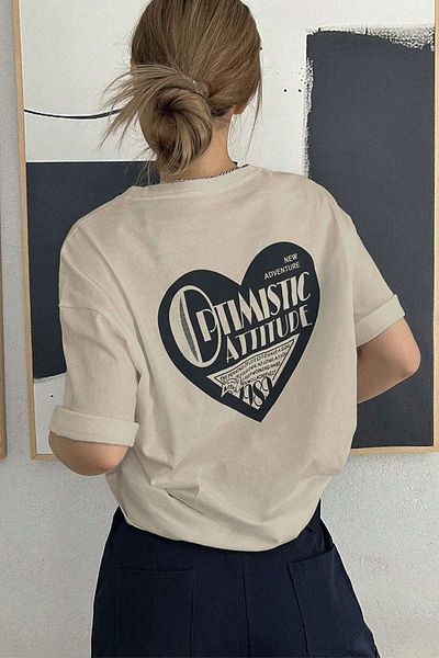 uyguntarz Μπλουζάκι Unisex Optimistic Printed Design