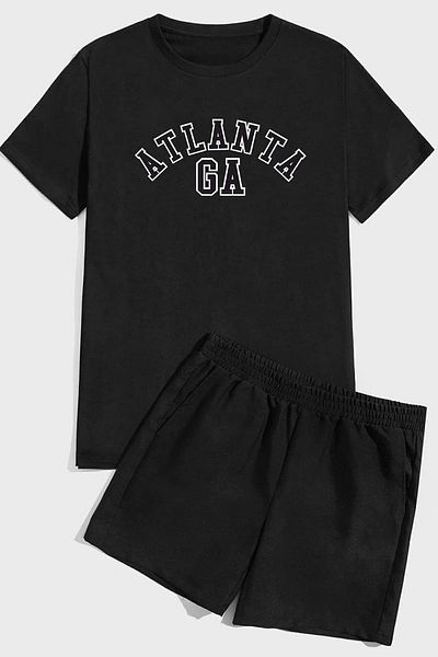 uyguntarz Σετ σορτς εκτύπωσης ATLANTA