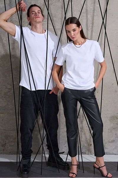 uyguntarz Unisex Βαμβακερό Oversize Basic Tshirt