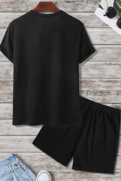 uyguntarz Aleman Rapero-Print-Shorts-Set