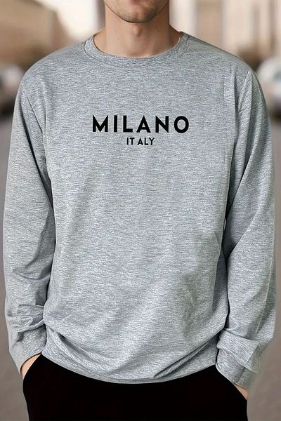 uyguntarz Wasserdichtes Sweatshirt im Oversize-Stil „Milano“