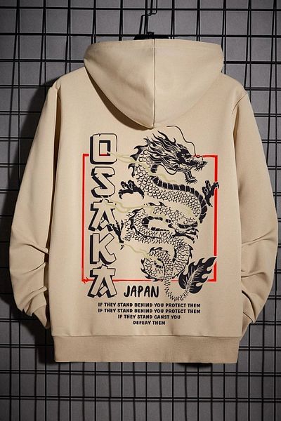 uyguntarz Φούτερ με κουκούλα Unisex Osaka με στάμπα
