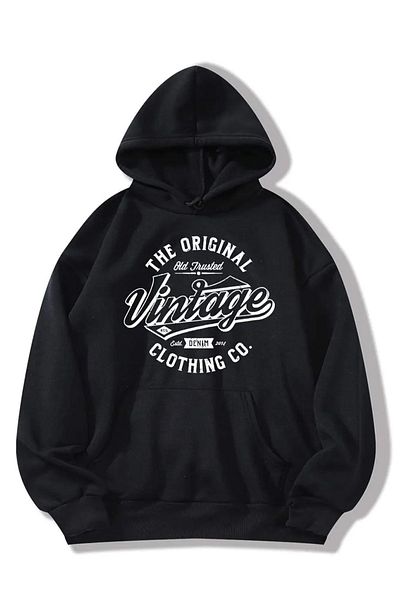 uyguntarz Vintage bedrucktes Oversize-Sweatshirt