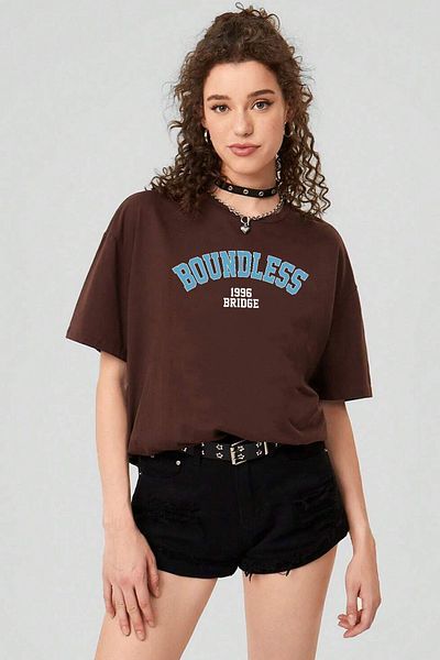 uyguntarz Μπλουζάκι Unisex με στάμπα χωρίς όρια