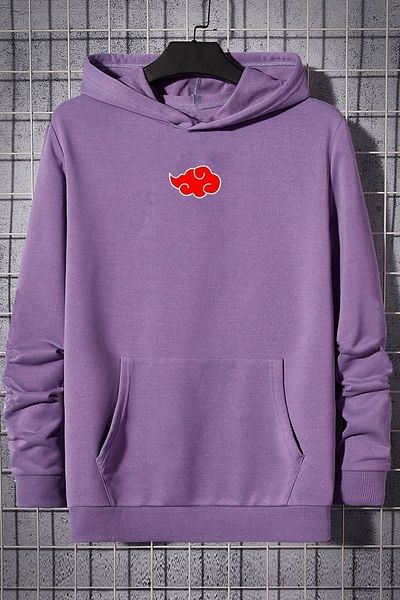 uyguntarz Φούτερ με στάμπα Unisex Ninja Akatsuki στην πλάτη