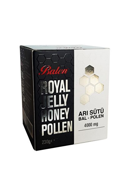 Balen Orijinal Arı Sütü Bal Polen Karışım 230 gr 4000 gg