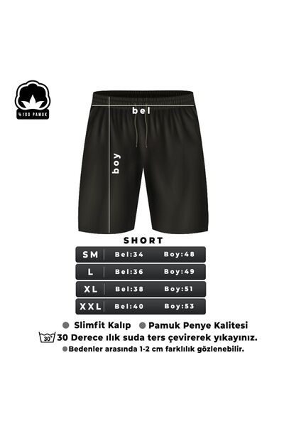 trendypassion Design bedruckte Unisex-Shorts aus gekämmter Baumwolle aus Baumwolle