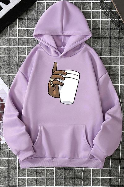 uyguntarz Φούτερ Tupac Coffee printed