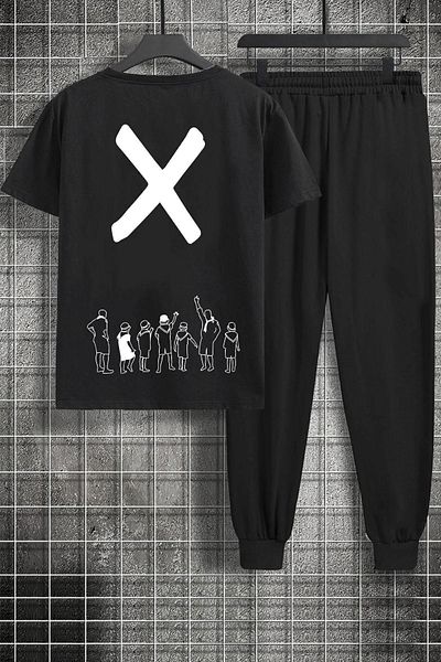 uyguntarz Σετ γυμναστικής 2 τεμαχίων Unisex Design X Printed