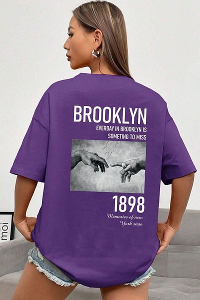 uyguntarz Μπλουζάκι Unisex με στάμπα Brooklyn 1898