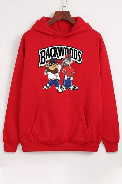 uyguntarz Унисекс суичър с щампи Backwoods