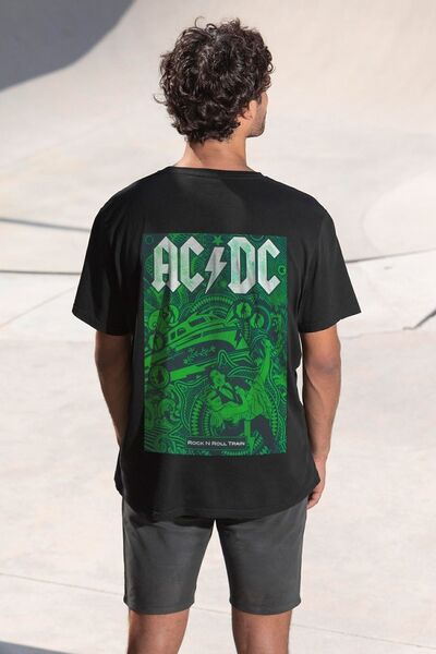 trendypassion Pánské tričko s potiskem Acdc Back