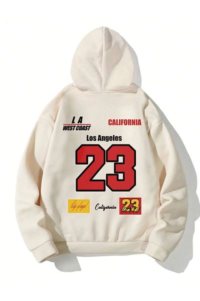 uyguntarz California 23 bedruckt – Oversize-Sweatshirt