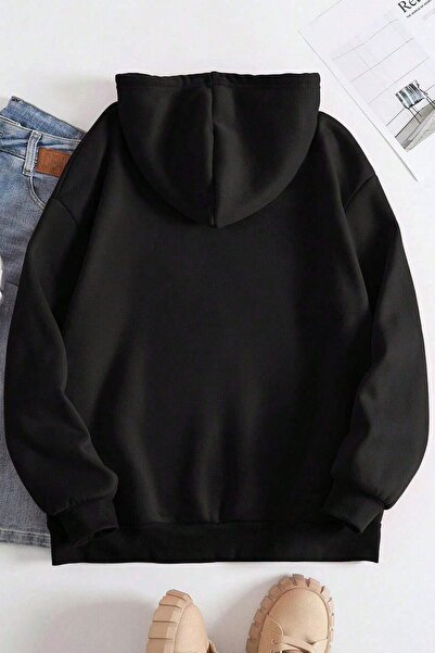 uyguntarz Unisex φούτερ με στάμπα πάντα με θετικό τρόπο