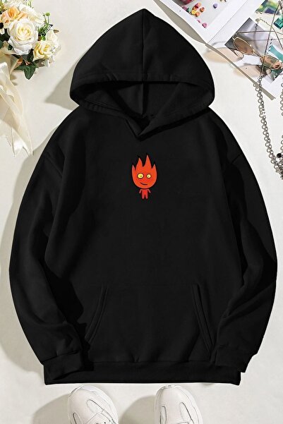 uyguntarz Unisex Ateş Avatar Baskılı Sweatshirt