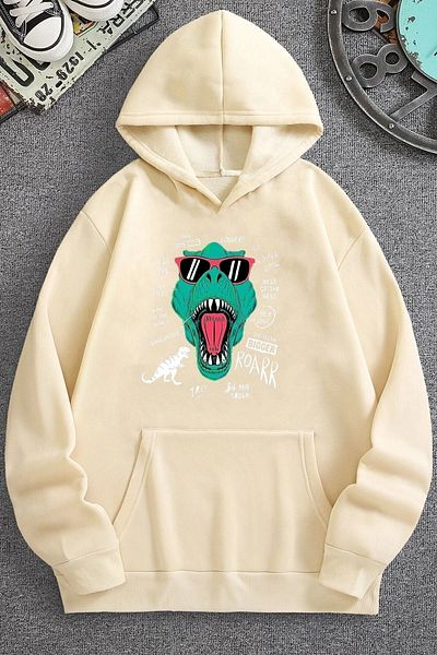 uyguntarz Φούτερ με στάμπα Unisex T - Rex