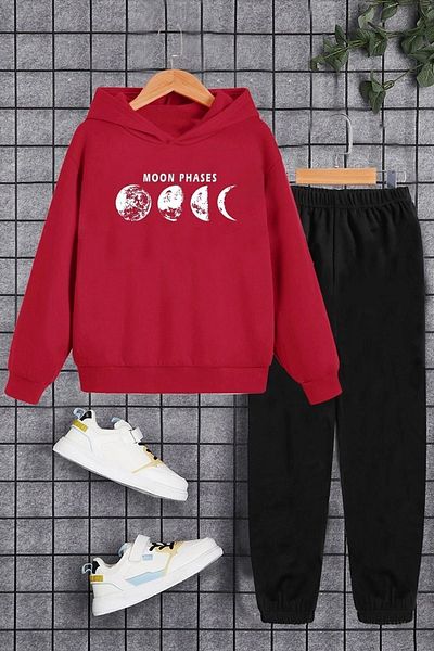 uyguntarz Dziecięcy zestaw dresowy Celestial Sun Moon