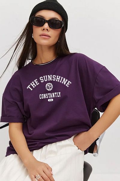 uyguntarz Uniszex Sunshine Printed Design póló