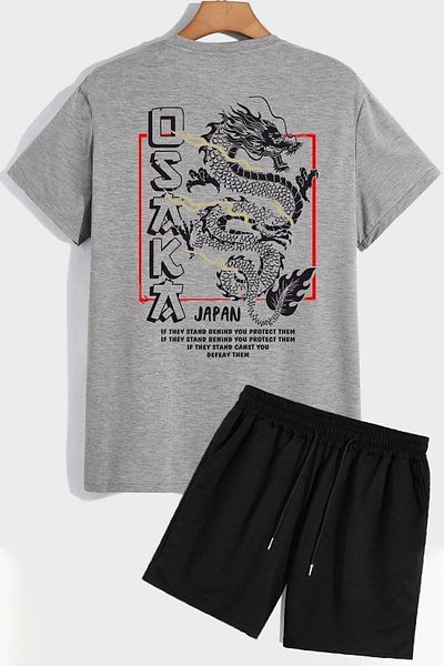 trendypassion Σετ φόρμας μπλούζας Osaka Shorts