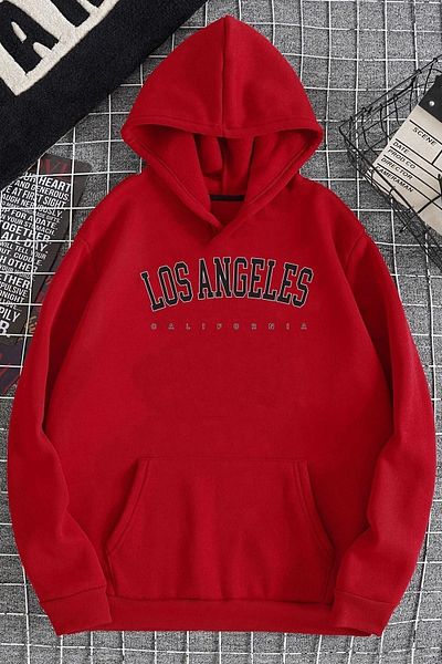 uyguntarz Unisex-Sweatshirt mit Los Angeles-Aufdruck