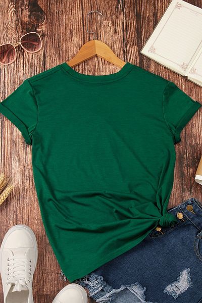 uyguntarz Unisex T-Shirt mit Herzen-Muster