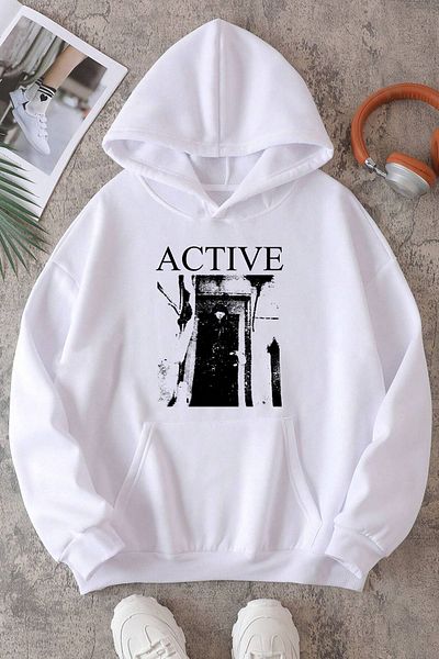 uyguntarz Oversize Active printed φούτερ