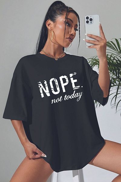 uyguntarz Koszulka z nadrukiem „Not Today” unisex