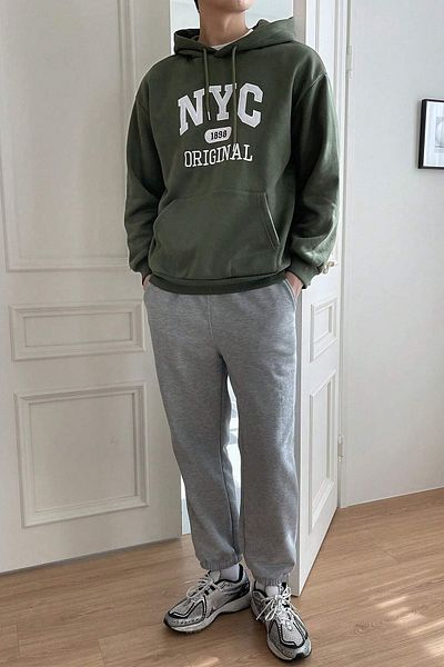 uyguntarz Φούτερ Unisex NYC Printed Oversize